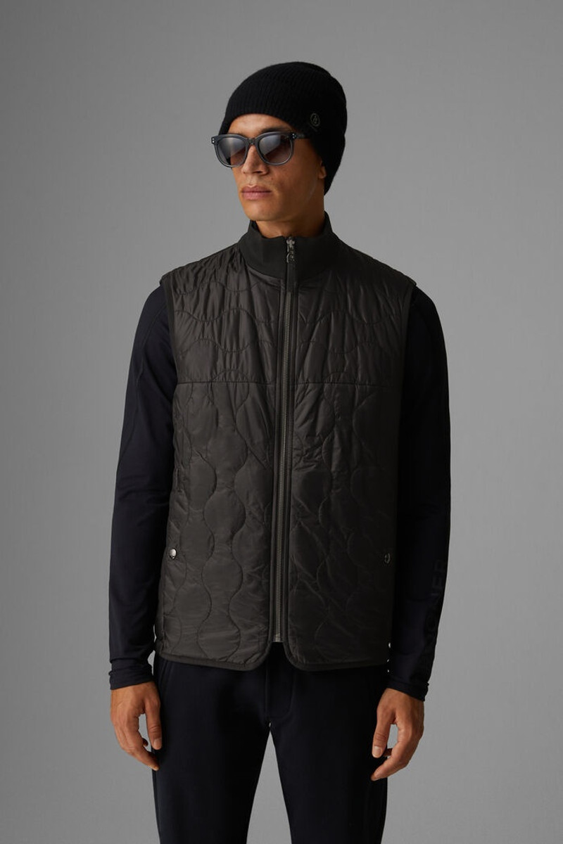 Conner Reversible waistcoat in Black 6