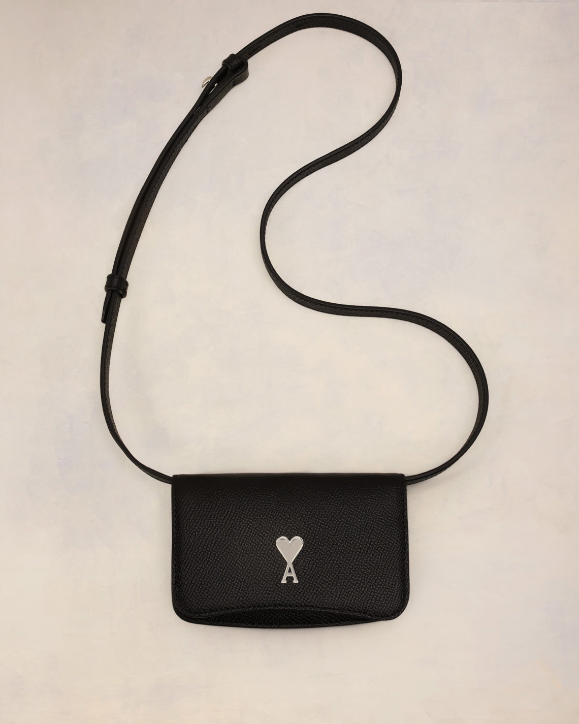 ★AMI PARIS★ Paris Paris Card Holder Ash USL104AL00360963 U ASH/VIBRATED SILVER Paris Paris Card Holder | AMI PARIS