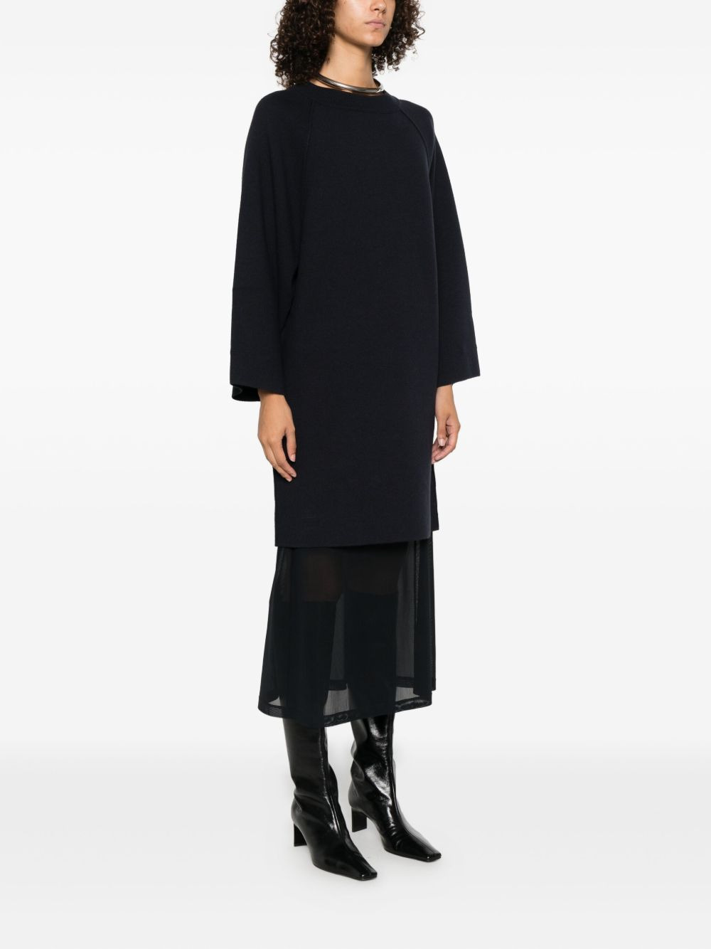raglan-sleeve dress - 3