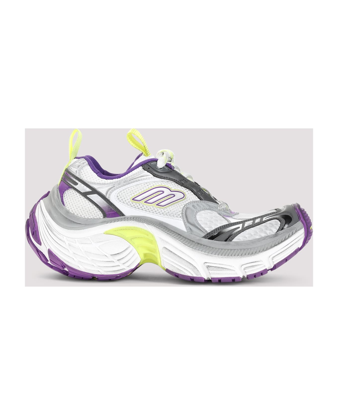 Multicolor Mesh And Rubber 6xl Sneakers - 3