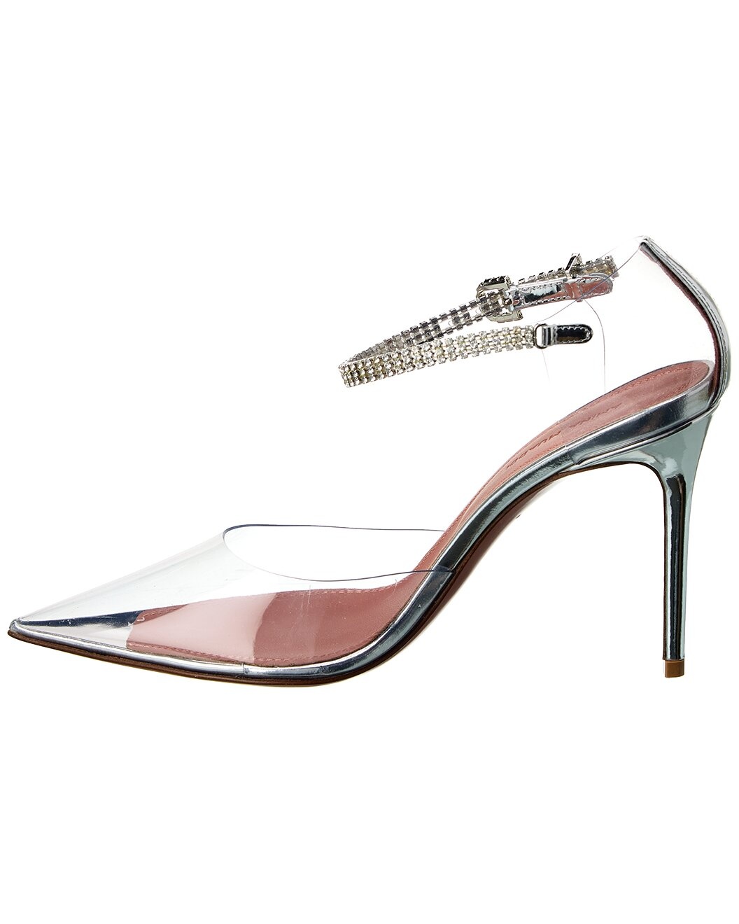 AMINA MUADDI Ursina Vinyl & Leather Pump - 2