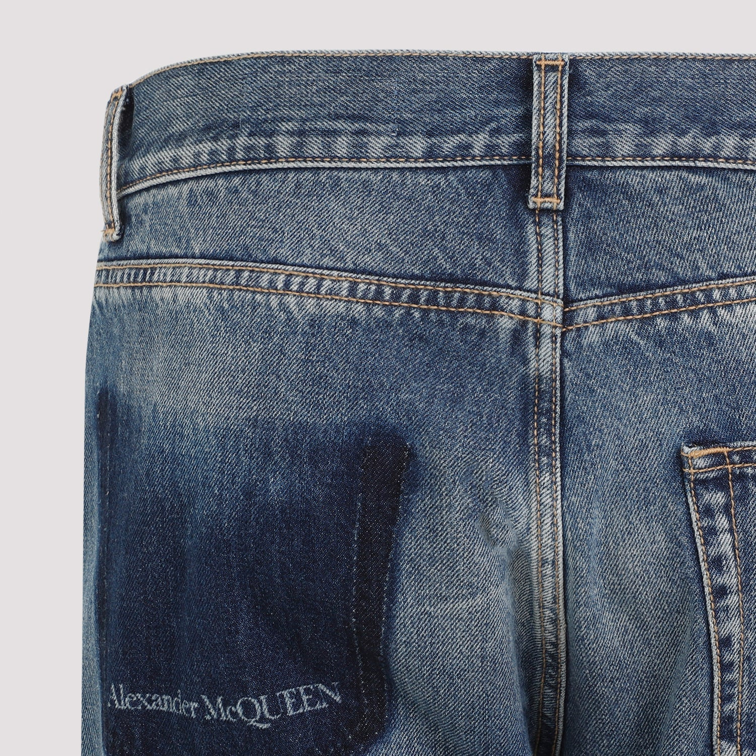 Alexander Mcqueen Cotton Jeans Men - 3