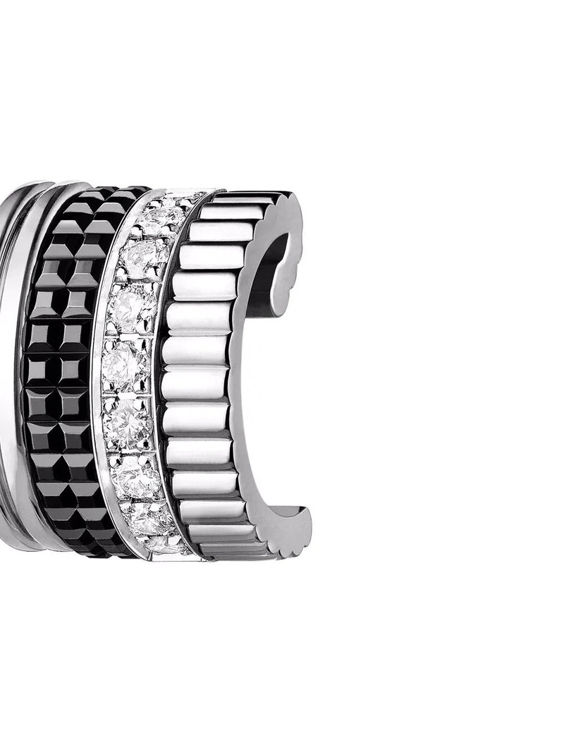 Boucheron 18kt white gold Quatre diamond ear cuff outlook