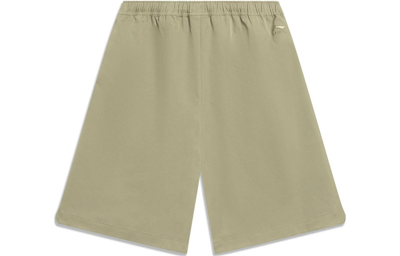 Li-Ning Li-Ning Embroidered Logo Shorts 'Khaki' AKST595-2 outlook