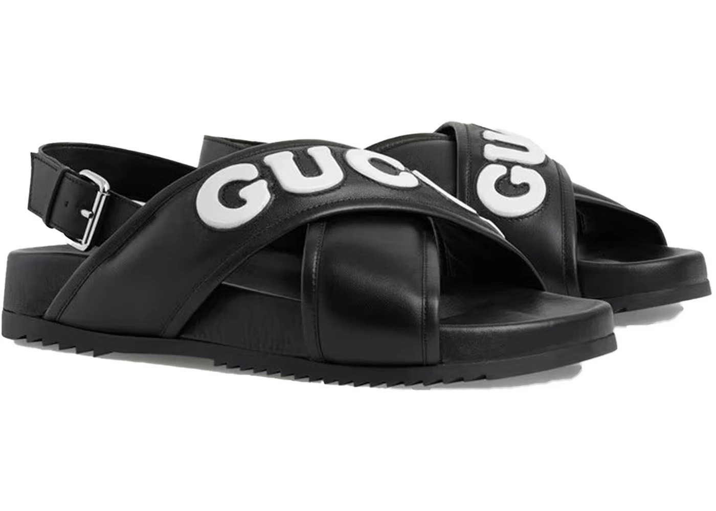 Gucci Crossover Sandals Black - 2