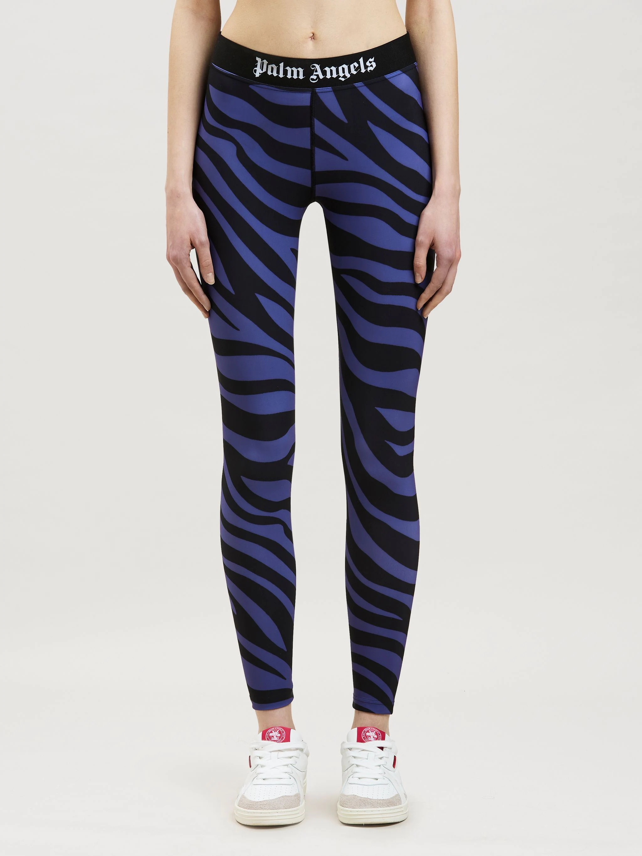 ZEBRA PRINT CLASSIC LOGO LEGGINS - 3