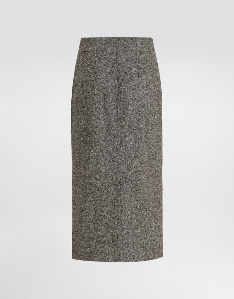 Dolce & Gabbana Dotted wool skirt outlook