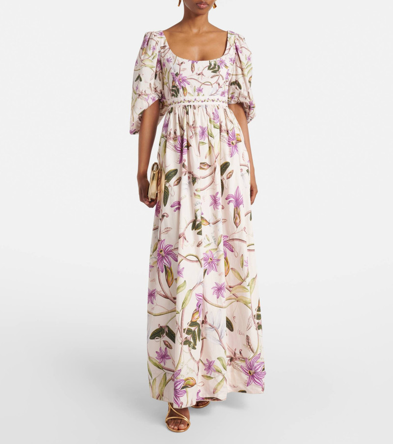 Agua by Agua Bendita Viviane floral cotton maxi dress outlook