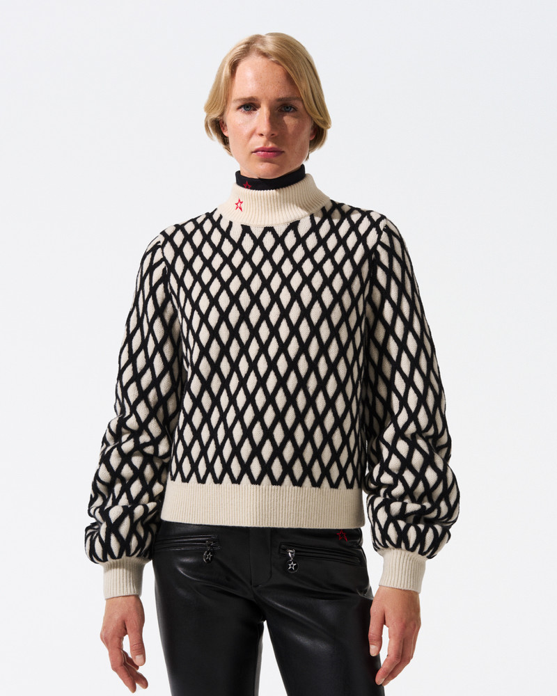 PERFECT MOMENT Carving Merino Wool Sweater outlook