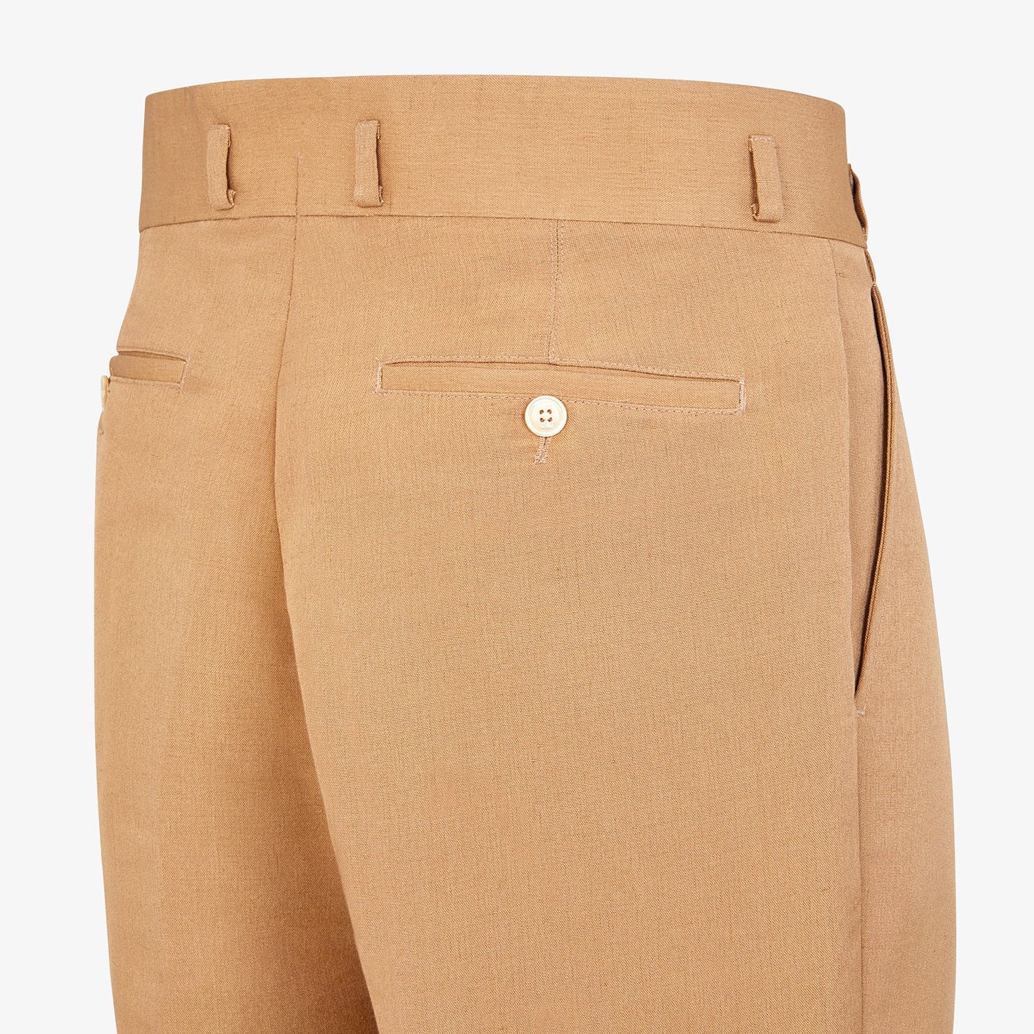 Brown silk pants - 3