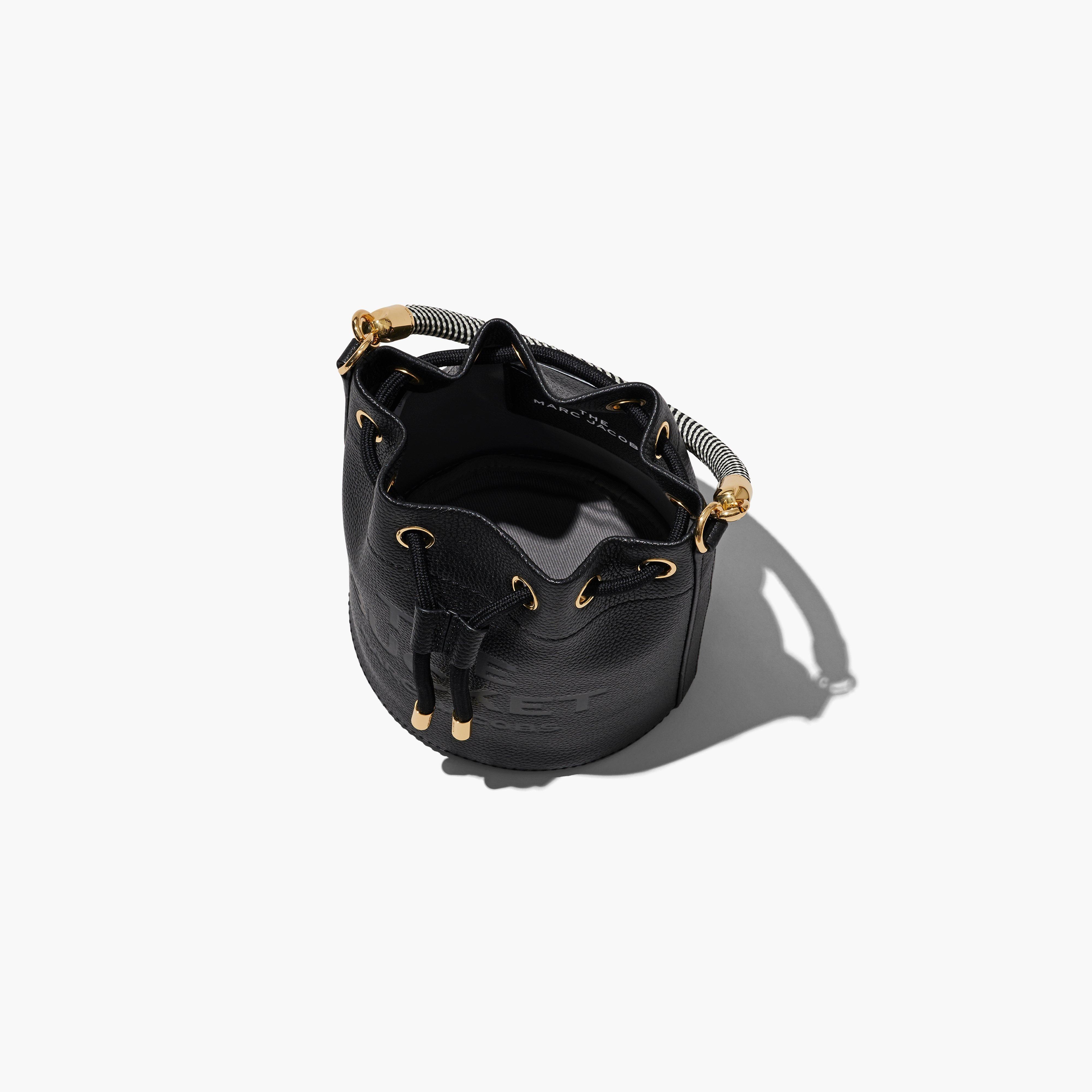 THE LEATHER BUCKET BAG - 7