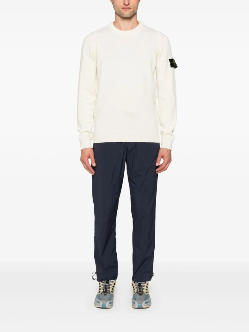 Herno mid-rise tapered trousers outlook