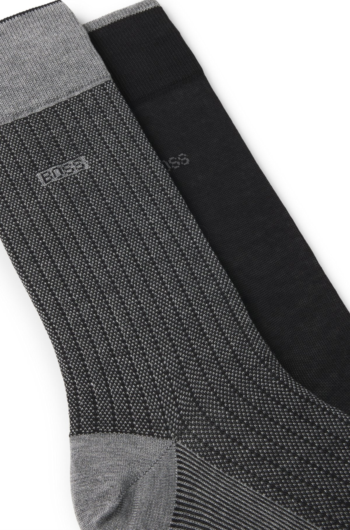 TWO-PACK OF SOCKS IN MERCERIZED COTTON - 2