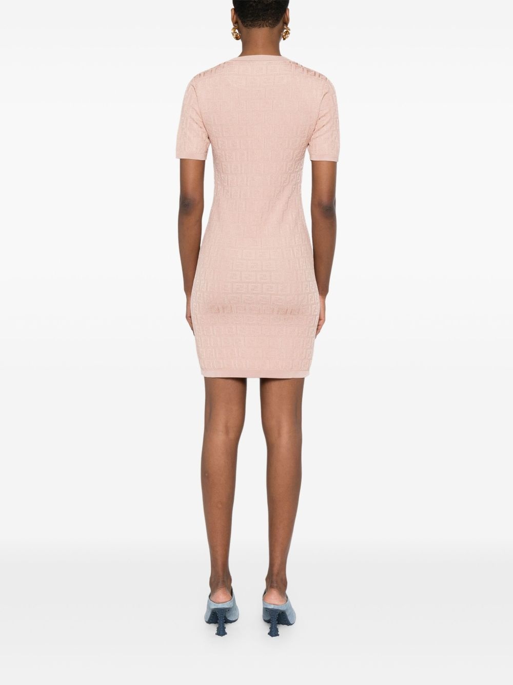 monogram mini dress - 4