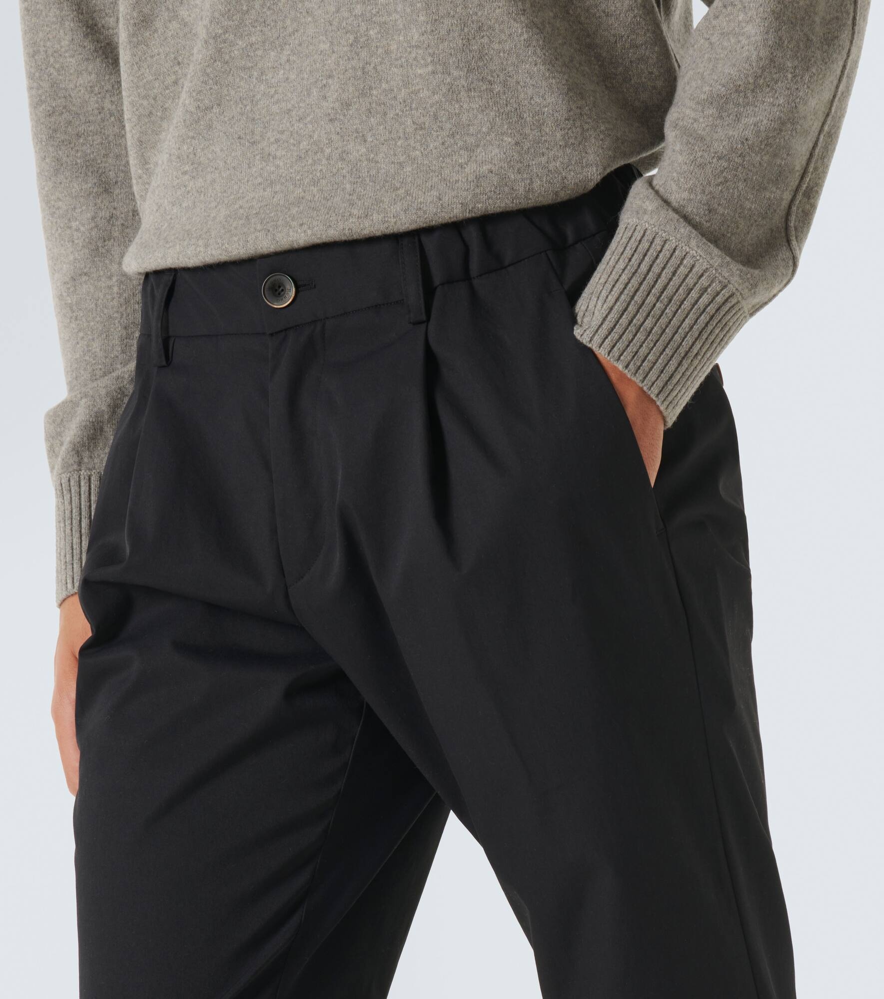 Twill slim pants - 5
