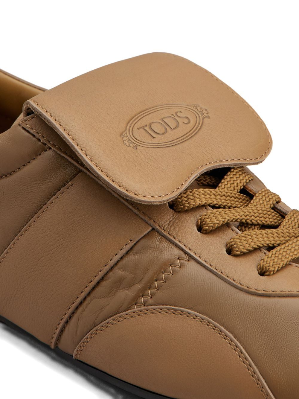 leather strap trainers - 4