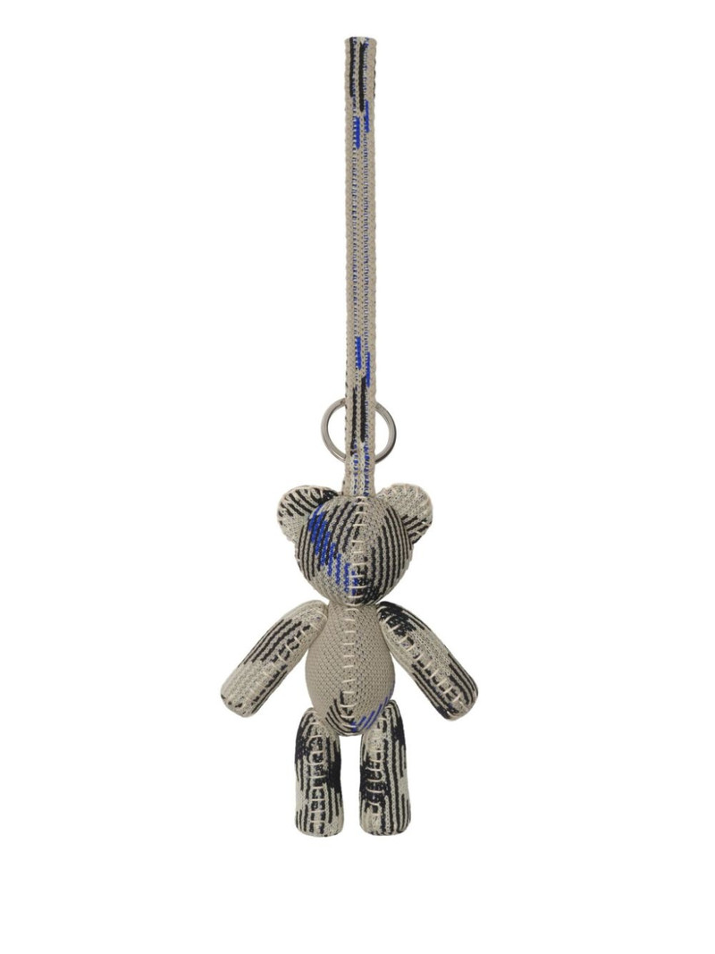 Burberry Knit Tom Keychain - Burberry - Cotton - Neutral outlook