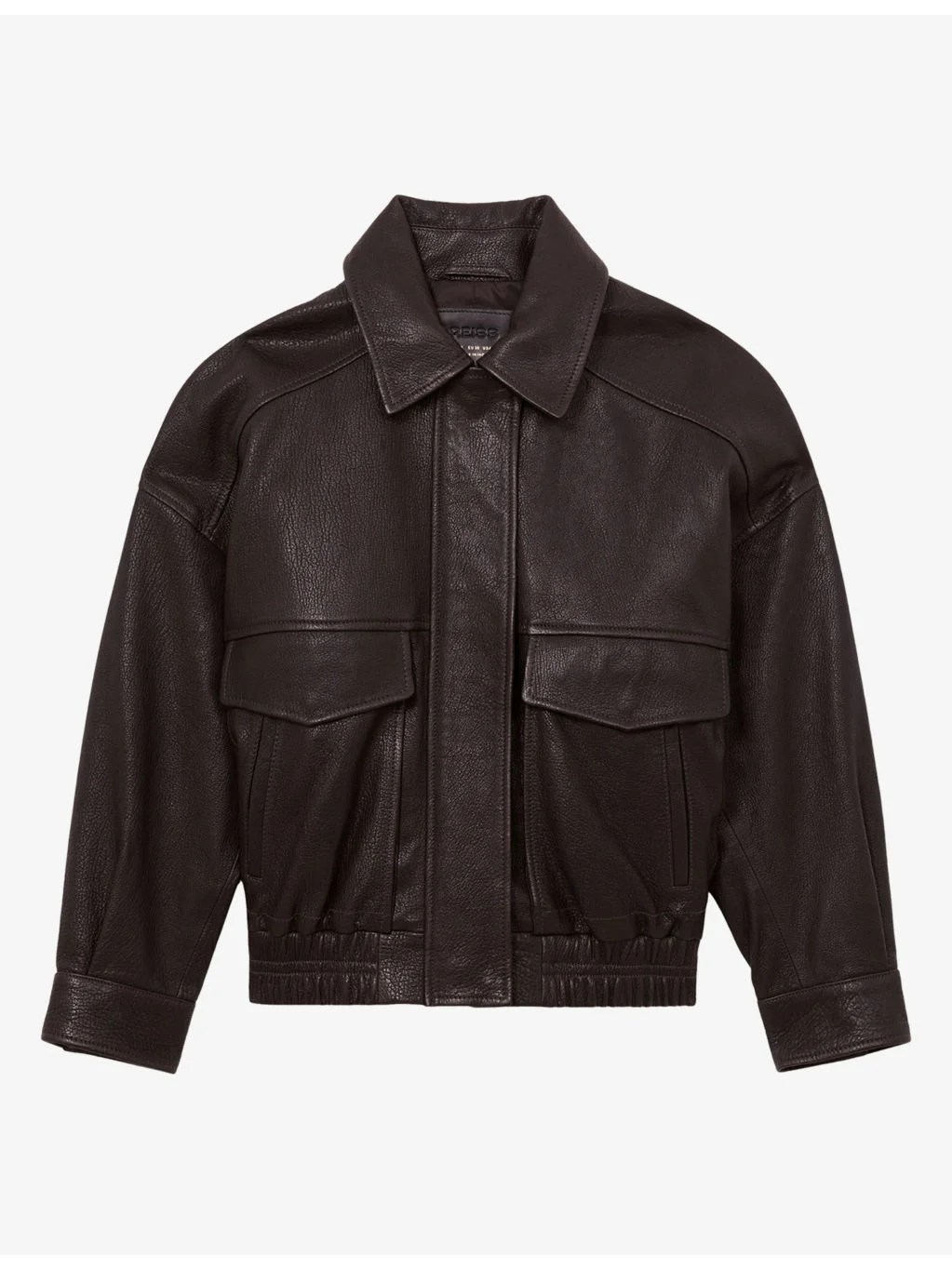 Maeve Relaxed-Fit Leather Jacket - 1