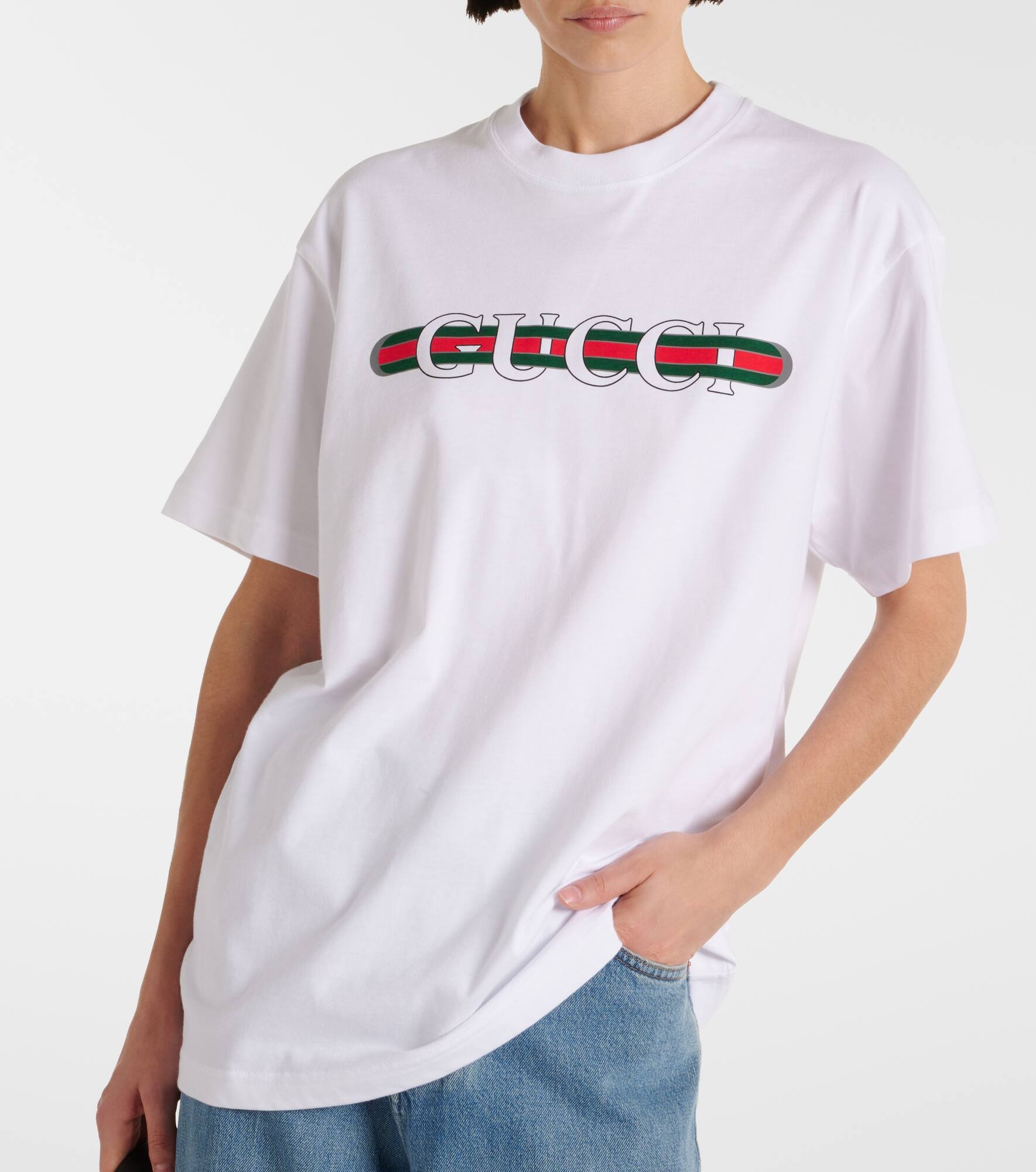Logo cotton jersey T-shirt - 5