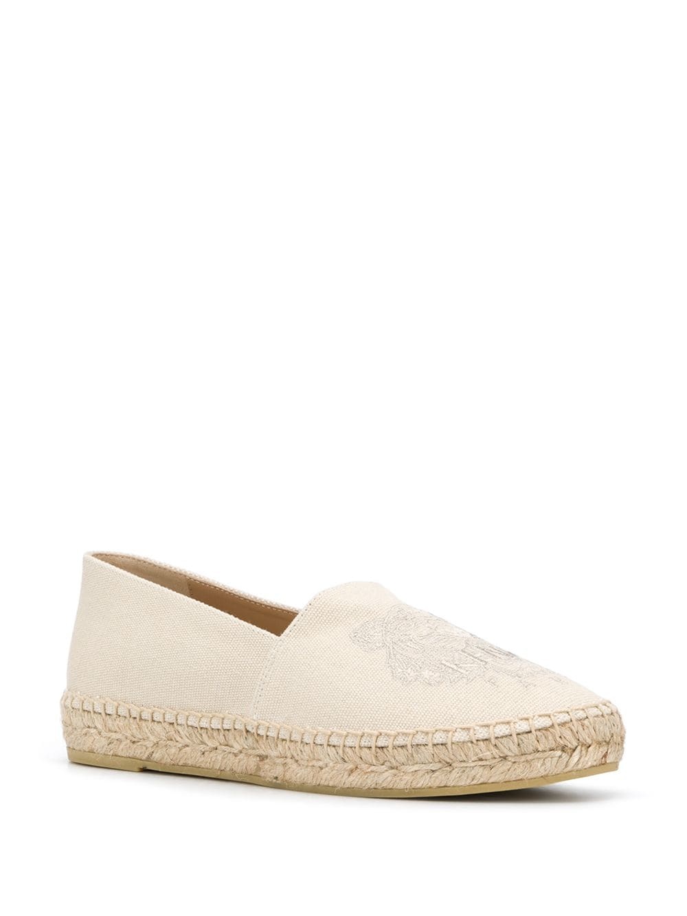 tiger-embroidered espadrilles - 2