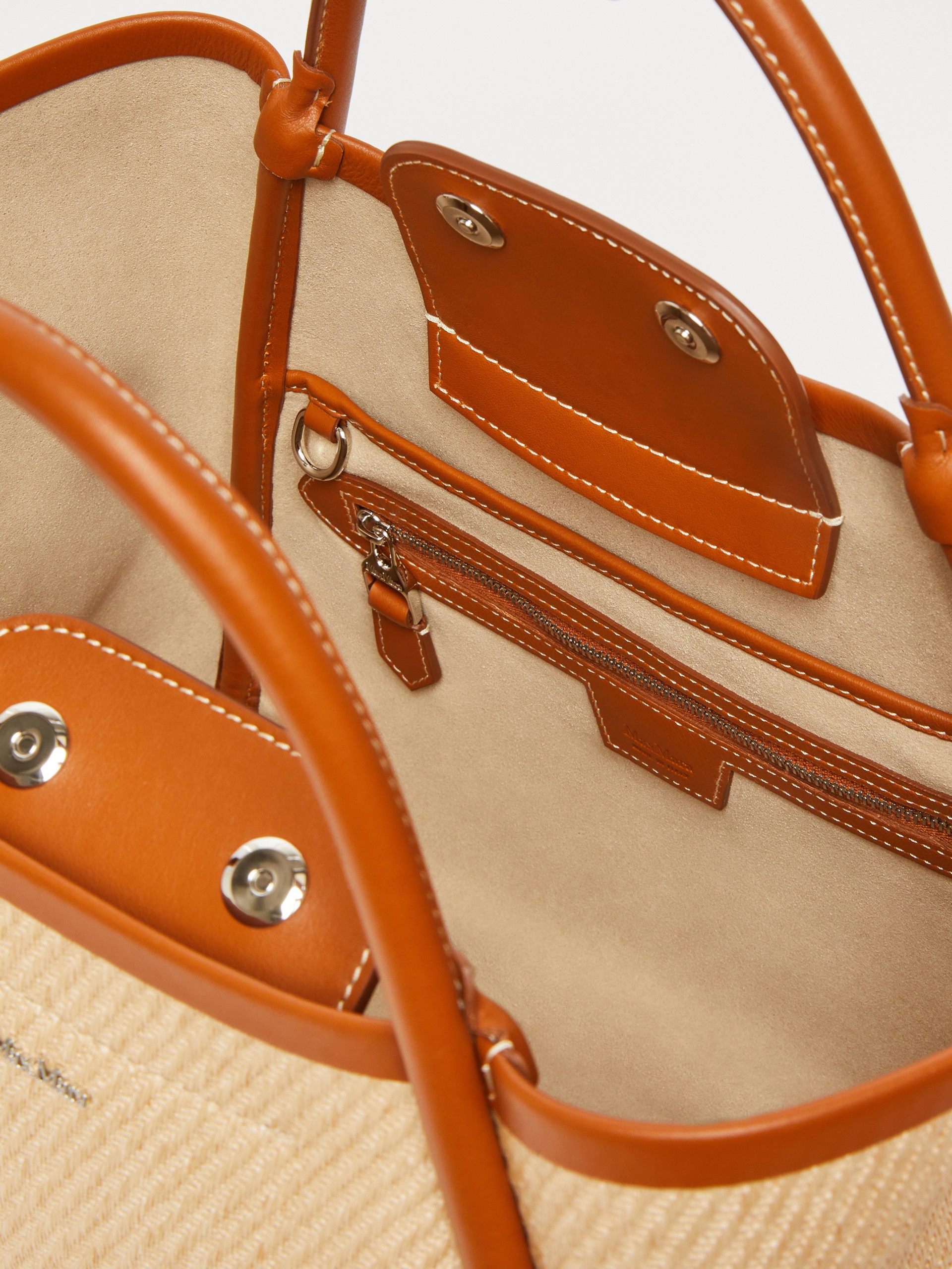 SUMMERMARINES Small raffia-look fabric Marine bag - 6