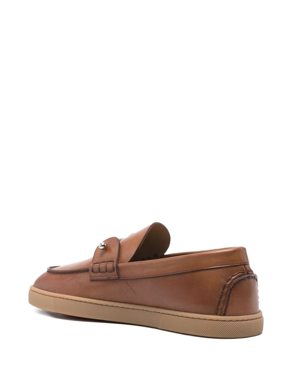 metal-detail loafers - 3