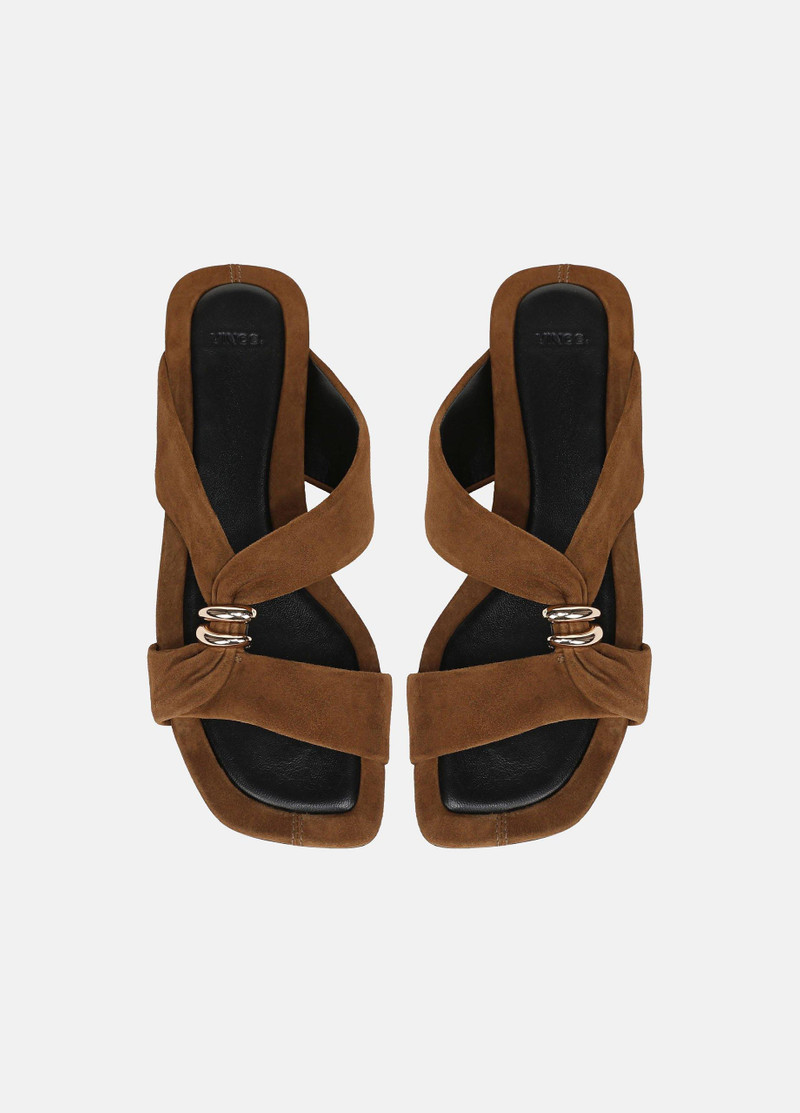 Vilma Suede Slide Sandal 4