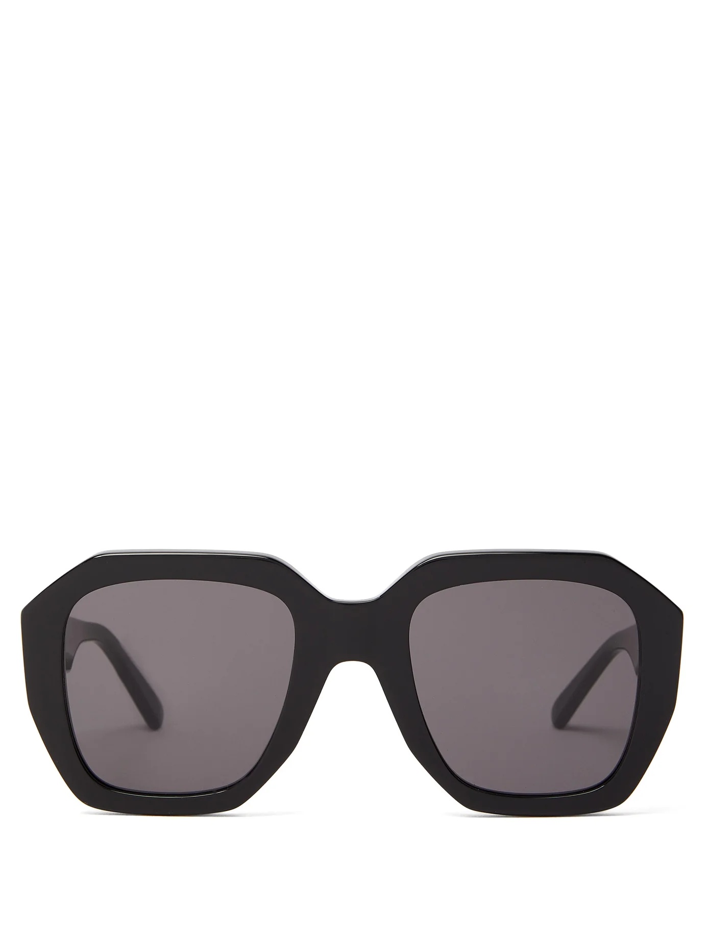 Oversized acetate sunglasses - 1