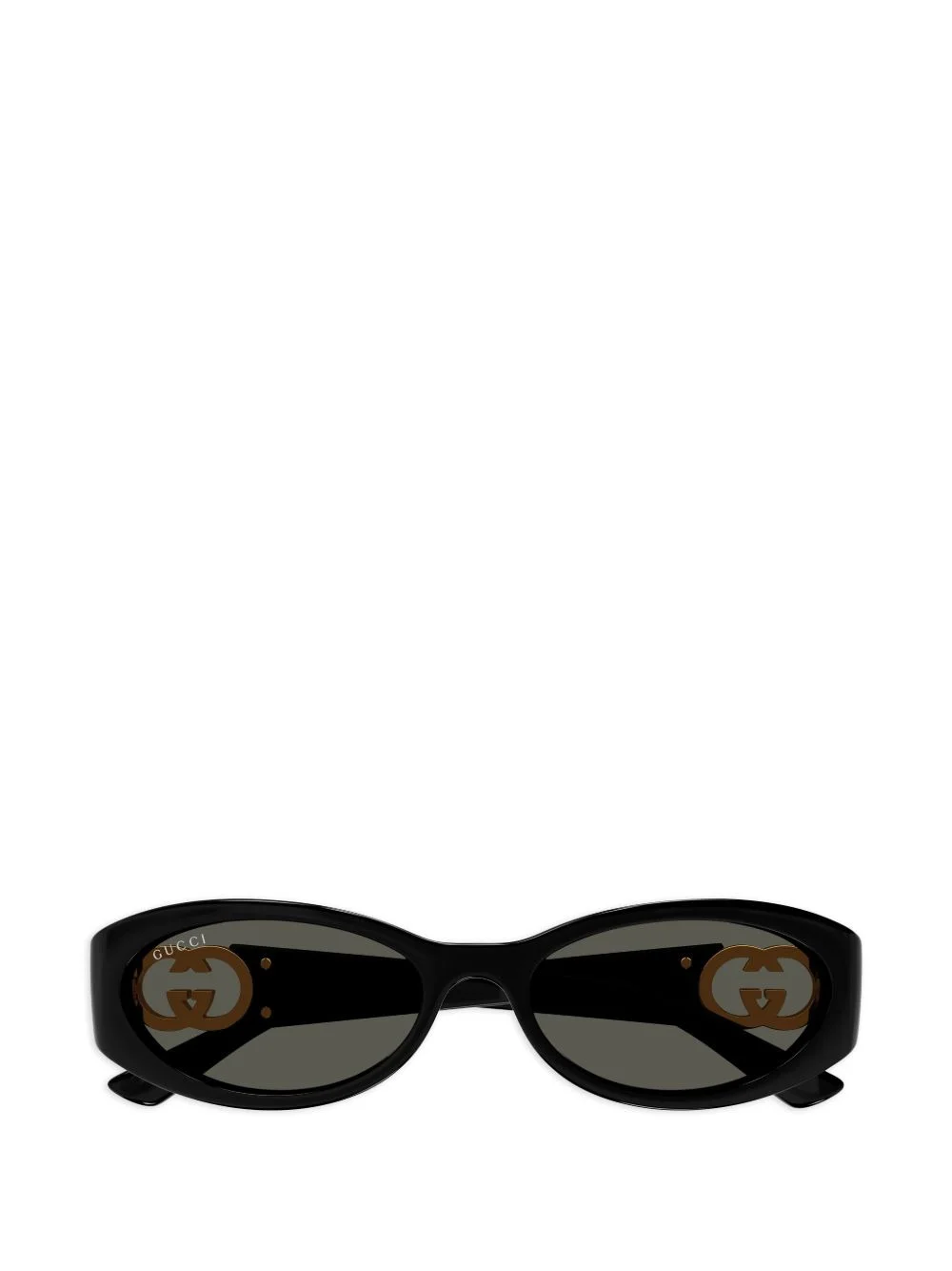 oval-frame sunglasses - 1