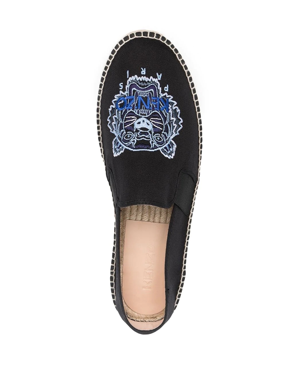 tiger-embroidered espadrilles - 4