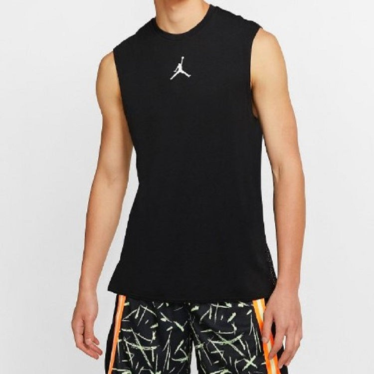 Air Jordan Basketball Training Sports Sleeveless Vest Black CJ4576-010 - 4