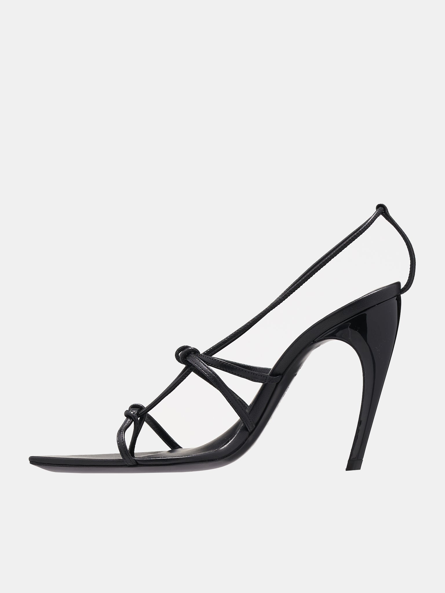 Leather Heeled Sandals - 3