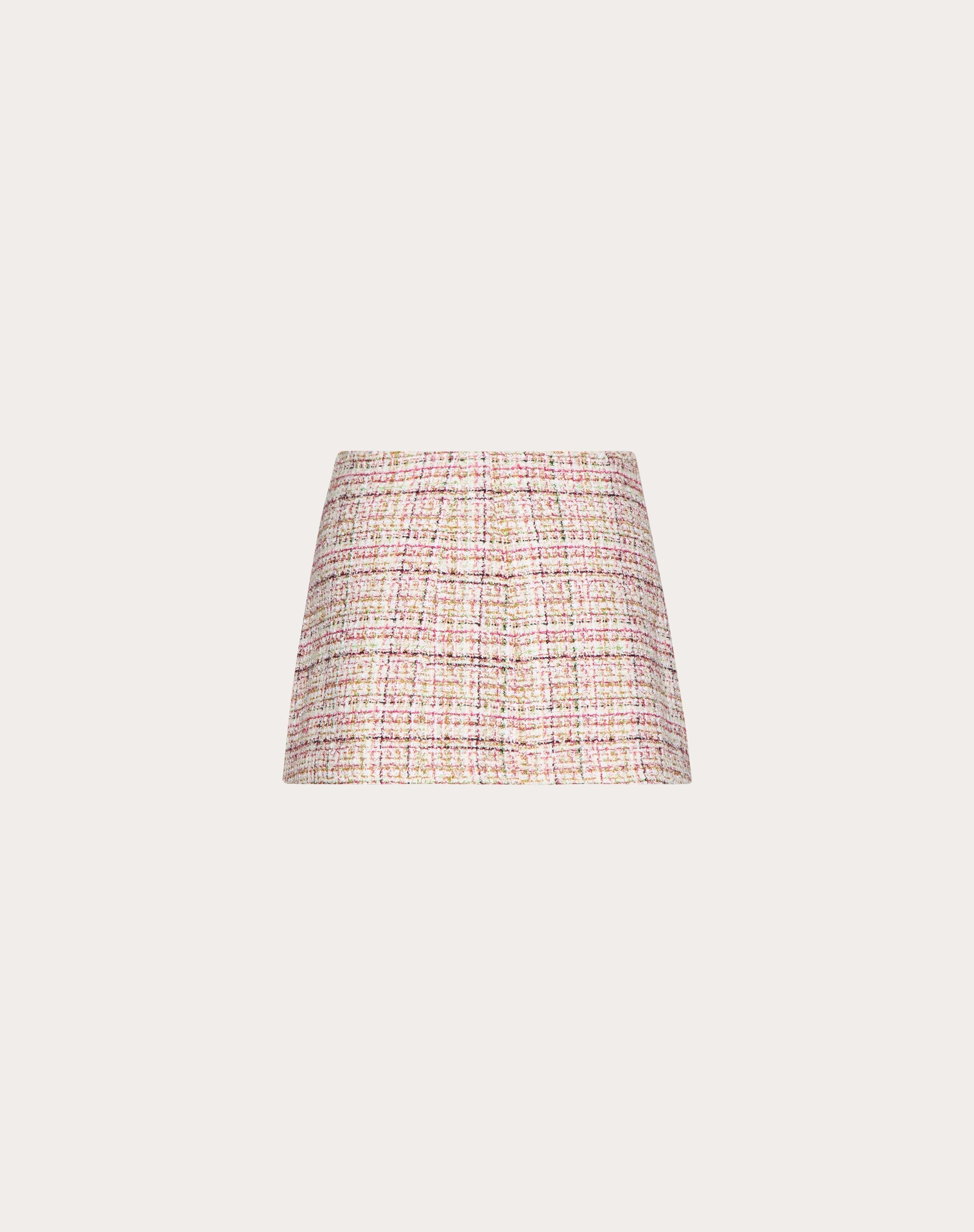 GLAZE TWEED LIGHT SKIRT - 2