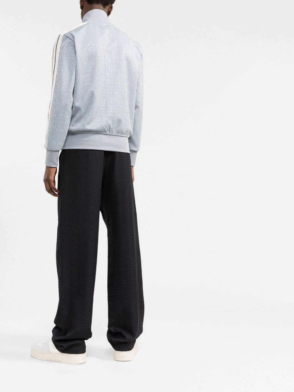 glitter lurex track jacket - 4