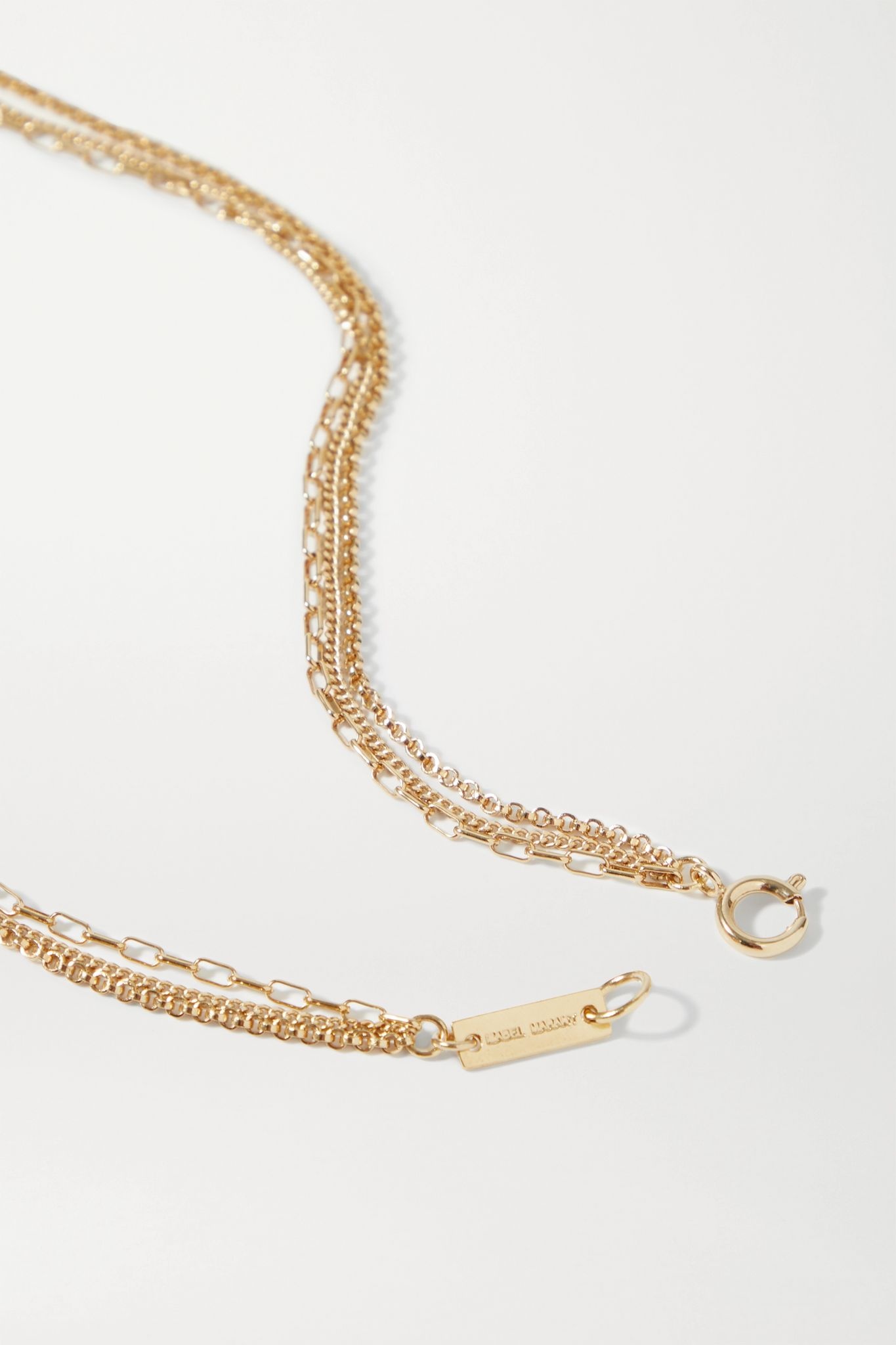 Gold-tone and bone necklace - 3