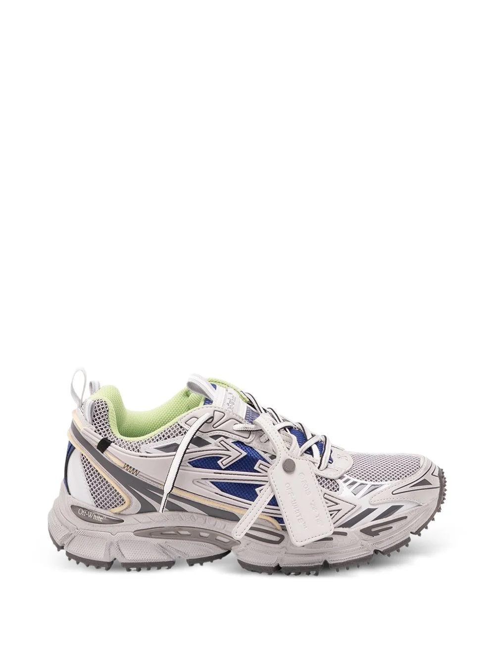panelled sneakers - 1
