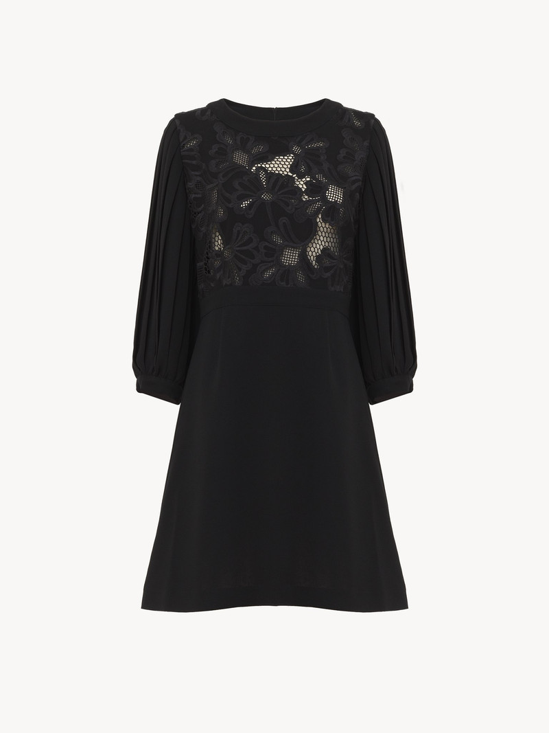GUIPURE MINI DRESS 4