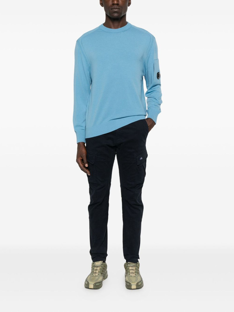 C.P. Company lens-detail wool sweater outlook