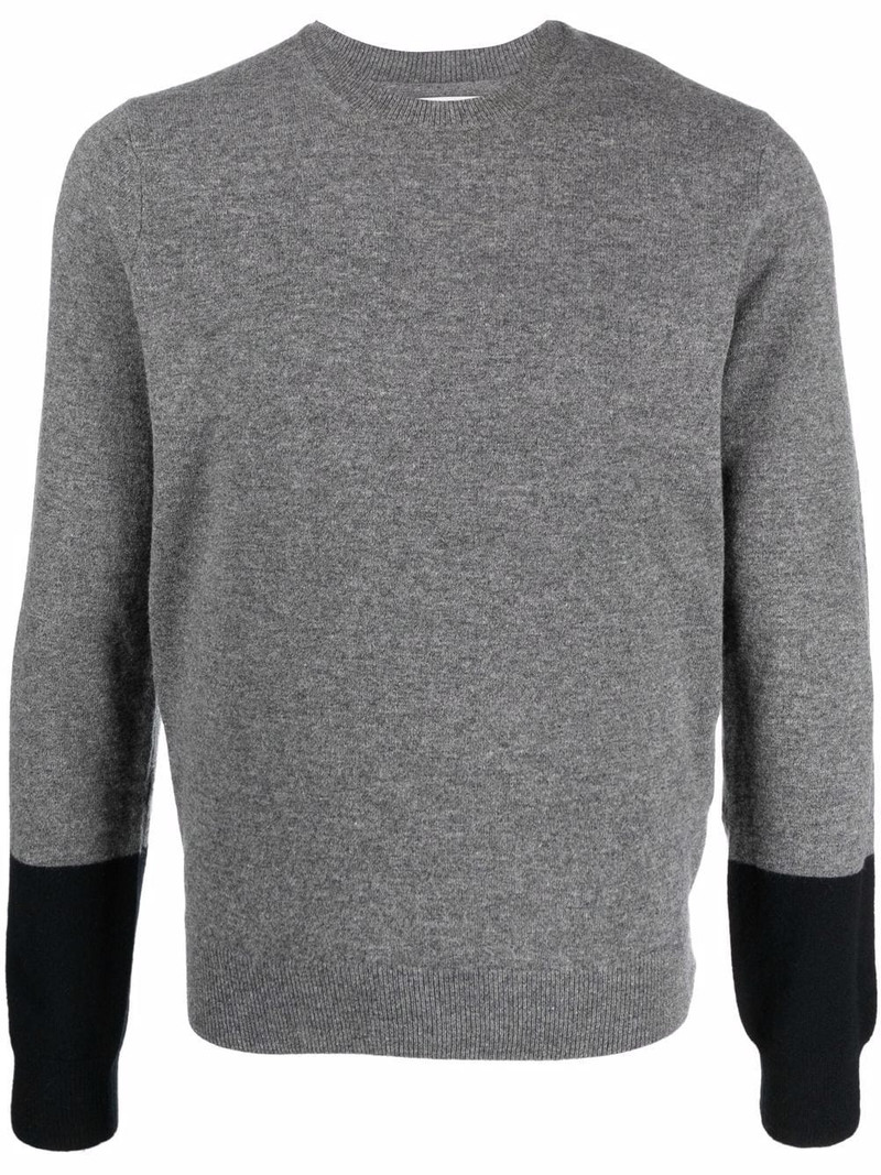 two-tone wool jumper 1