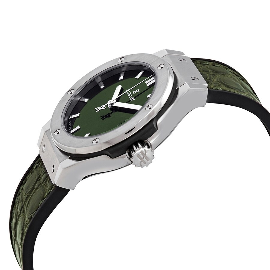 Hublot Classic Fusion Quartz Green Dial Ladies Watch 581.NX.8970.LR - 2