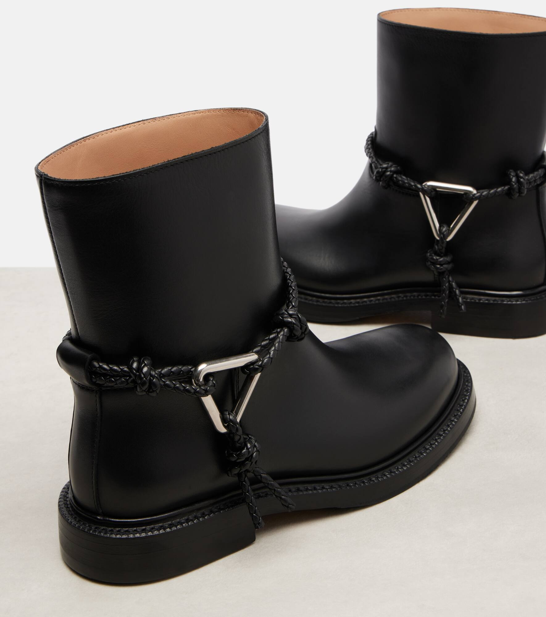 Leather ankle boots - 5