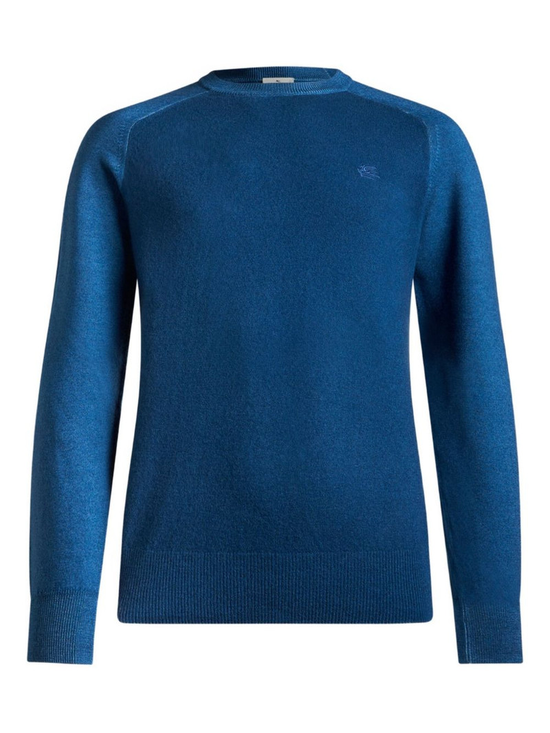 Pegaso-logo wool sweater 1