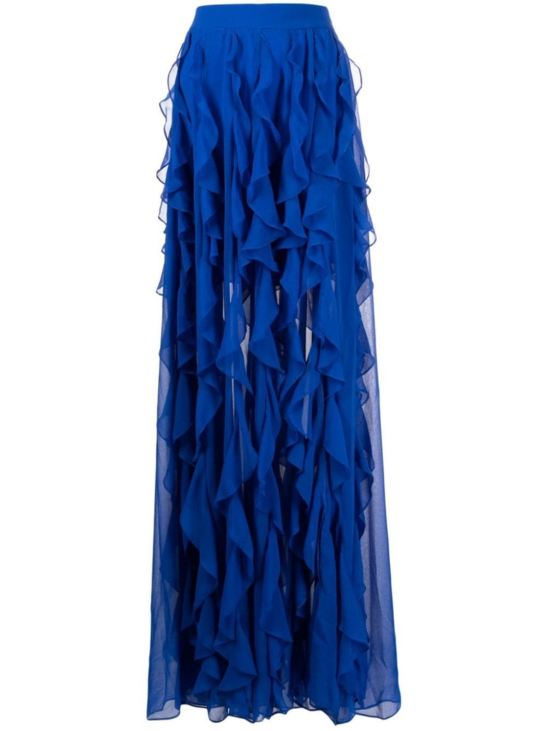ruffled maxi skirt 1