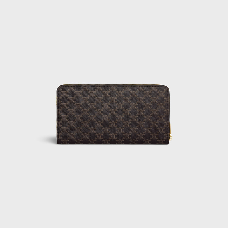 Large zipped wallet in Triomphe Canvas 3