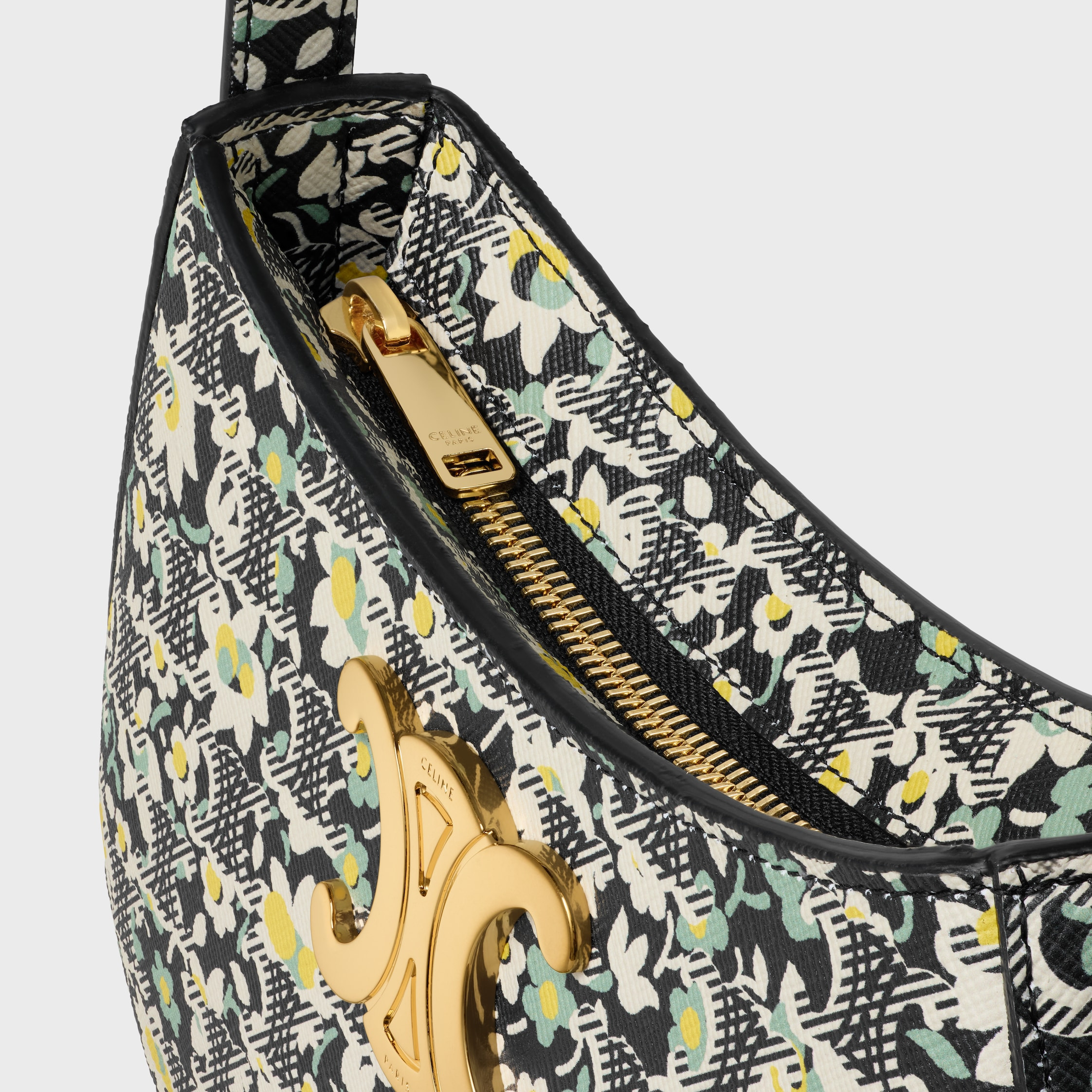 MEDIUM TILLY BAG IN TRIOMPHE CANVAS WITH FLOWER PRINT - 5