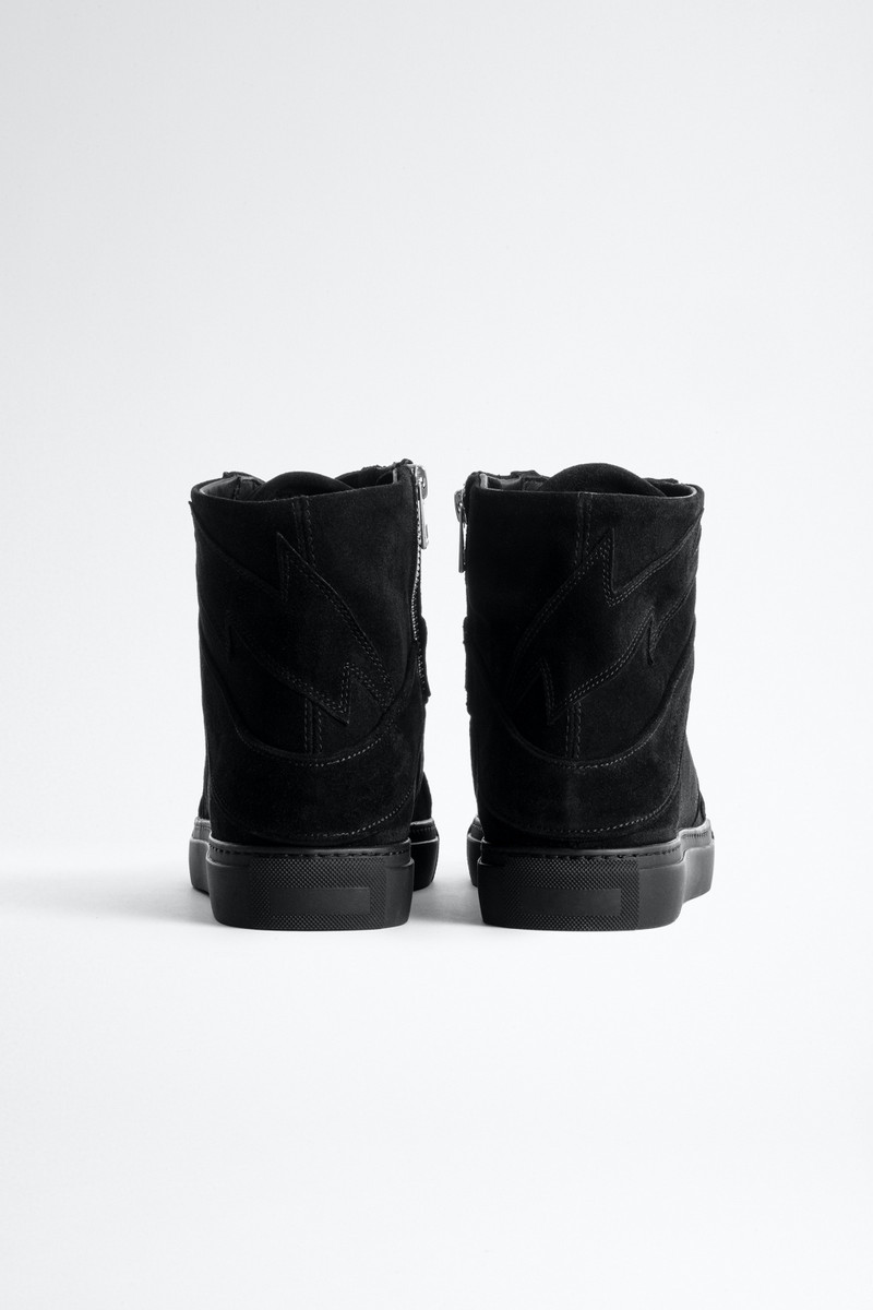 ZV1747 High Flash Suede Sneakers 3