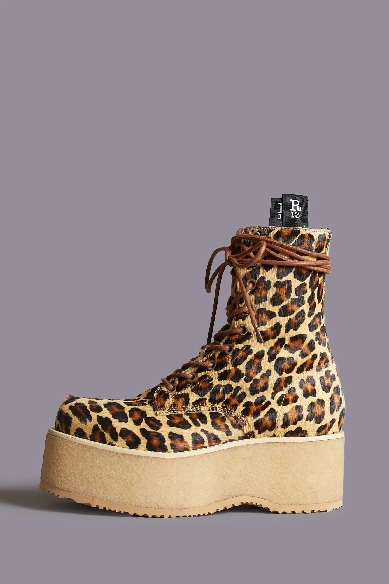 DOUBLE STACK BOOT - LEOPARD - 1