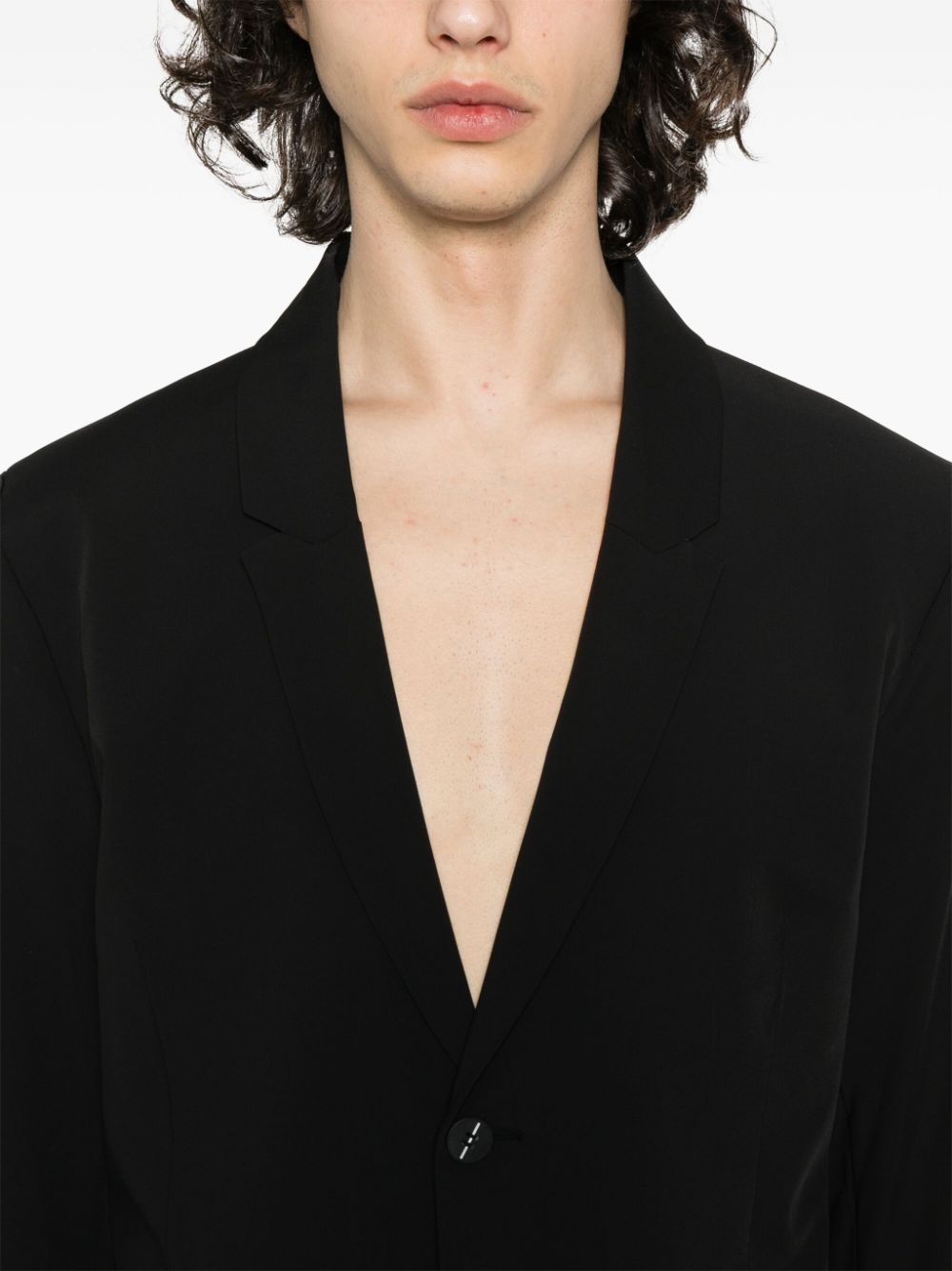 single-breasted blazer - 5