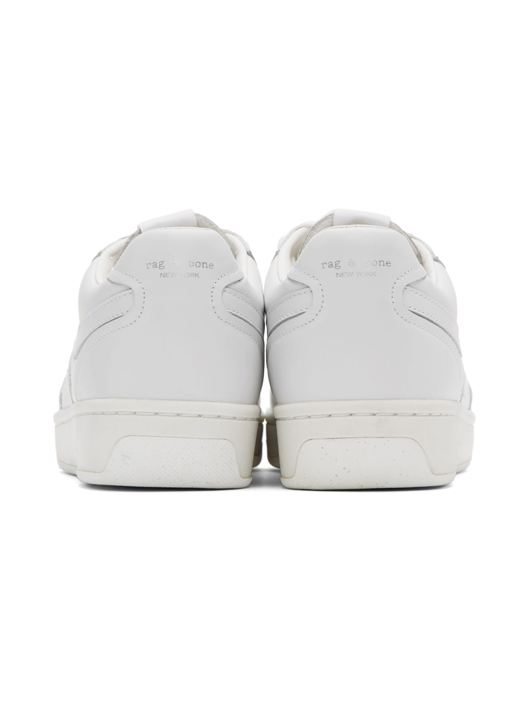 White Retro Court Sneakers - 2