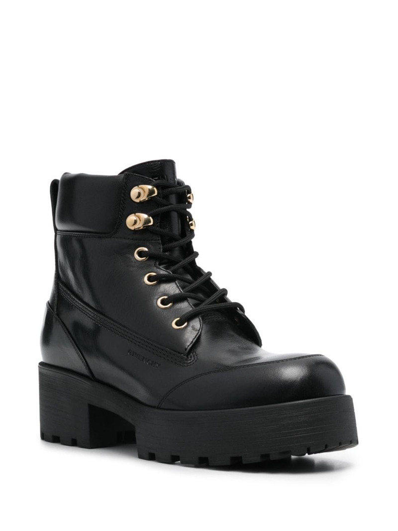 Givenchy Trekker leather ankle boots outlook